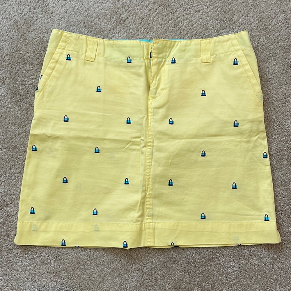 Lilly Pulitzer embroidered skirt